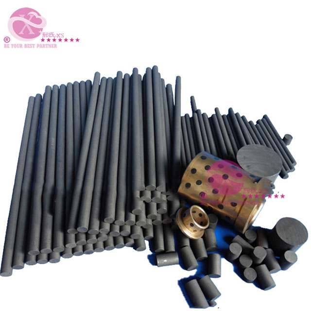 Graphite Column for Inlaid Copper Sleeve Sliding Plate and Lubricating Graphite Column for Copper Guide Sleeve graphite rod